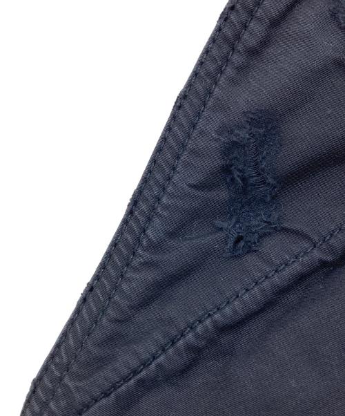 DIESEL（ディーゼル）DIESEL (ディーゼル) J-Oise/ダメージ加工ジップアップジャケット ブラック サイズ:44の古着・服飾アイテム