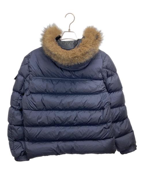 MONCLER（モンクレール）MONCLER (モンクレール) MARQUE/ダウンジャケット ネイビー サイズ:SIZE1の古着・服飾アイテム