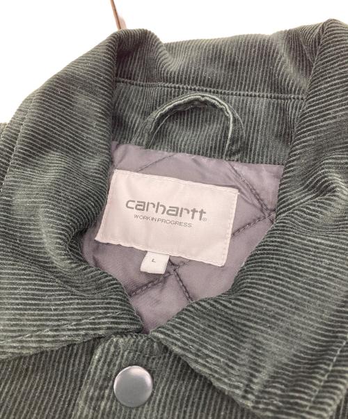Carhartt WIP（カーハート ワークインプログレス）CARHARTT WIP (カーハート ワークインプログレス) Letterman Jacket/コーデュロイジャケット ブラウン サイズ:Ⅼの古着・服飾アイテム