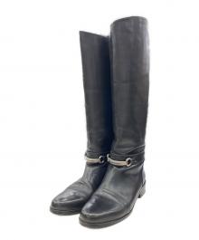 Yves Saint Laurent（イヴサンローラン）の古着「ロングブーツ」｜ブラック