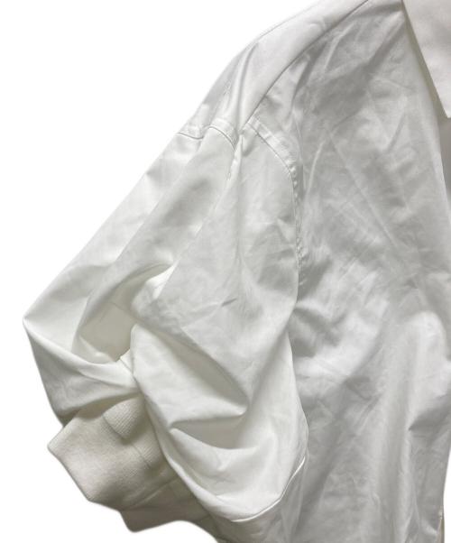 sacai（サカイ）sacai (サカイ) Cotton Poplin Nylon Twill Shirt ホワイト サイズ:2の古着・服飾アイテム