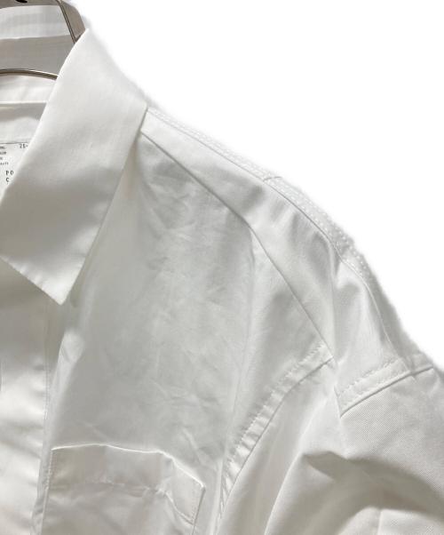 sacai（サカイ）sacai (サカイ) Cotton Poplin Nylon Twill Shirt ホワイト サイズ:2の古着・服飾アイテム
