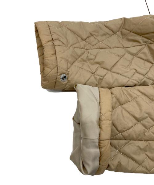 BURBERRY BLUE LABEL（バーバリーロンドンブルーレーベル）BURBERRY BLUE LABEL (バーバリーロンドンブルーレーベル) キルティング中綿フーデッドジャケット ブラウン サイズ:Lの古着・服飾アイテム