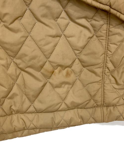 BURBERRY BLUE LABEL（バーバリーロンドンブルーレーベル）BURBERRY BLUE LABEL (バーバリーロンドンブルーレーベル) キルティング中綿フーデッドジャケット ブラウン サイズ:Lの古着・服飾アイテム