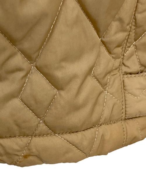 BURBERRY BLUE LABEL（バーバリーロンドンブルーレーベル）BURBERRY BLUE LABEL (バーバリーロンドンブルーレーベル) キルティング中綿フーデッドジャケット ブラウン サイズ:Lの古着・服飾アイテム