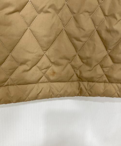 BURBERRY BLUE LABEL（バーバリーロンドンブルーレーベル）BURBERRY BLUE LABEL (バーバリーロンドンブルーレーベル) キルティング中綿フーデッドジャケット ブラウン サイズ:Lの古着・服飾アイテム