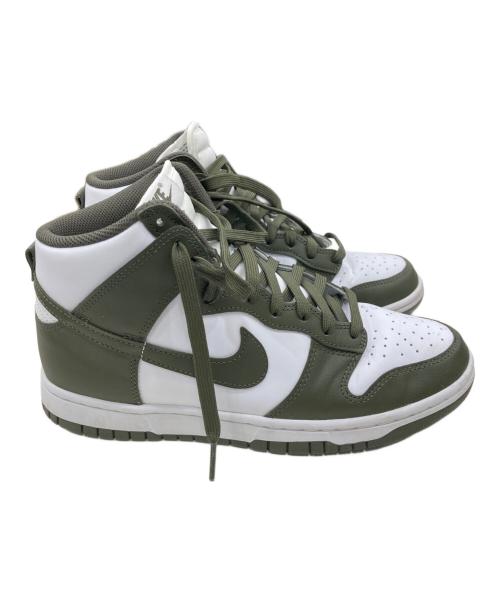 NIKE（ナイキ）NIKE (ナイキ) DUNK HI RETRO WHITE/CARGO KHAKI/カーキ サイズ:UK7/EUR41/CM26の古着・服飾アイテム