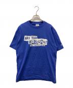 木梨憲武×忌野 清志郎キナシノリタケ×イマワノキヨシロウ）の古着「00’sプリントTシャツ」｜ブルー