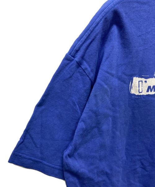 木梨憲武（キナシノリタケ）木梨憲武 (キナシノリタケ) 忌野 清志郎 (イマワノキヨシロウ) 00’sプリントTシャツ ブルー サイズ:Lの古着・服飾アイテム