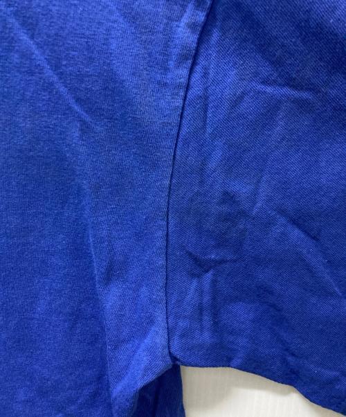 木梨憲武（キナシノリタケ）木梨憲武 (キナシノリタケ) 忌野 清志郎 (イマワノキヨシロウ) 00’sプリントTシャツ ブルー サイズ:Lの古着・服飾アイテム