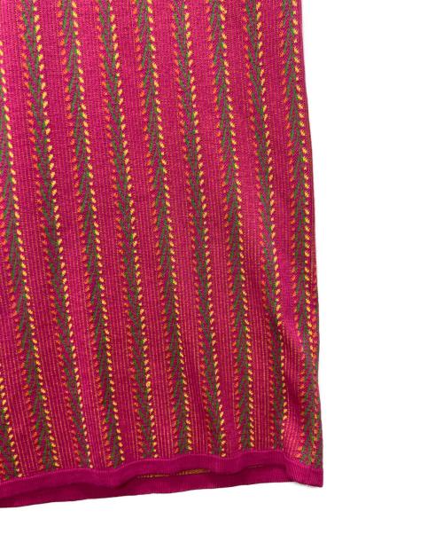 Yves Saint Laurent（イヴサンローラン）Yves Saint Laurent (イヴサンローラン) ニットワンピース ピンク サイズ:Mの古着・服飾アイテム