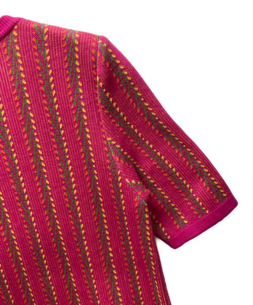 Yves Saint Laurent（イヴサンローラン）Yves Saint Laurent (イヴサンローラン) ニットワンピース ピンク サイズ:Mの古着・服飾アイテム
