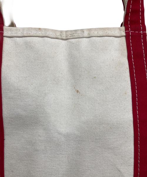 L.L.Bean（エルエルビーン）L.L.Bean (エルエルビーン) ジップトートバッグ/ビーントートバッグ ホワイトの古着・服飾アイテム