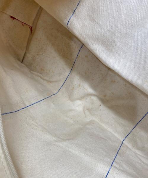 L.L.Bean（エルエルビーン）L.L.Bean (エルエルビーン) ジップトートバッグ/ビーントートバッグ ホワイトの古着・服飾アイテム