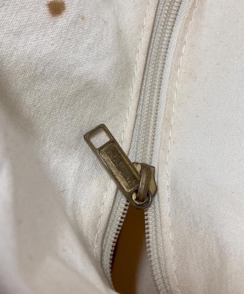 L.L.Bean（エルエルビーン）L.L.Bean (エルエルビーン) ジップトートバッグ/ビーントートバッグ ホワイトの古着・服飾アイテム