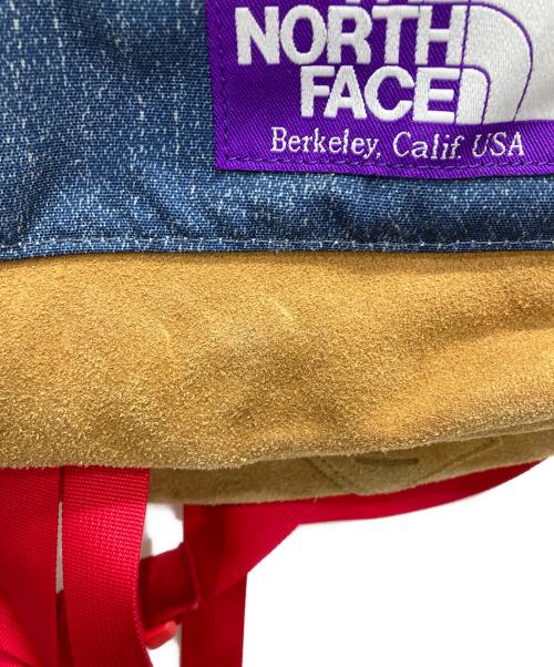 THE NORTHFACE PURPLELABEL（ザ・ノースフェイス パープルレーベル）THE NORTHFACE PURPLELABEL (ザ・ノースフェイス パープルレーベル) レザー切替デイパック/リュック インディゴの古着・服飾アイテム