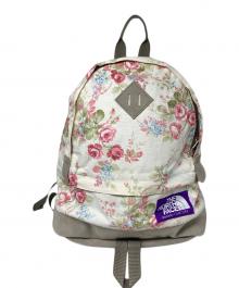 THE NORTHFACE PURPLELABEL（ザ・ノースフェイス パープルレーベル）の古着「花柄デイパック/リュック」｜ベージュ