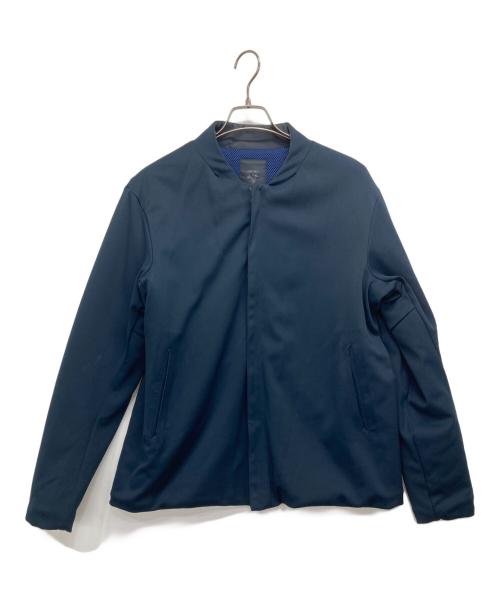 DESCENTE ALLTERRAIN（デザイント オルテライン）Descente ALLTERRAIN (デザイント オルテライン) COLLARLESS STRETCH BL ネイビー サイズ:Lの古着・服飾アイテム