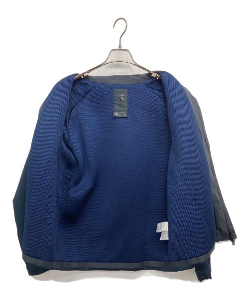 DESCENTE ALLTERRAIN（デザイント オルテライン）Descente ALLTERRAIN (デザイント オルテライン) COLLARLESS STRETCH BL ネイビー サイズ:Lの古着・服飾アイテム