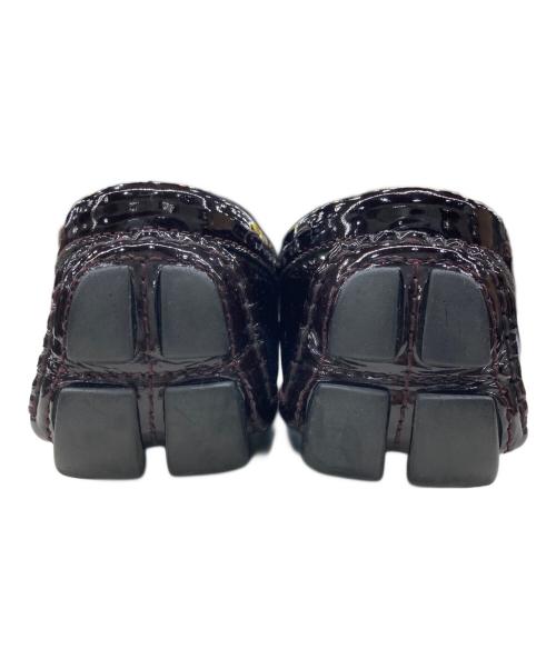 PRADA（プラダ）PRADA (プラダ) レザードライビングシューズ ブラウン サイズ:35 1/2の古着・服飾アイテム