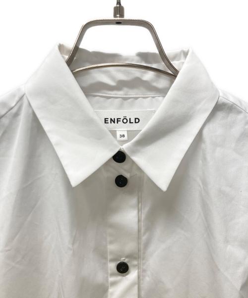 ENFOLD（エンフォルド）ENFOLD (エンフォルド) HALF‐SLEEVES SHIRT ホワイト サイズ:38の古着・服飾アイテム