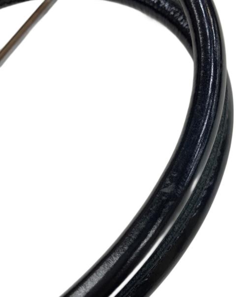 JUNYA WATANABE COMME des GARCONS（(ジュンヤワタナベ コムデギャルソン）JUNYA WATANABE COMME des GARCONS ((ジュンヤワタナベ コムデギャルソン) パッチワークがま口ハンドバッグ ブラックの古着・服飾アイテム