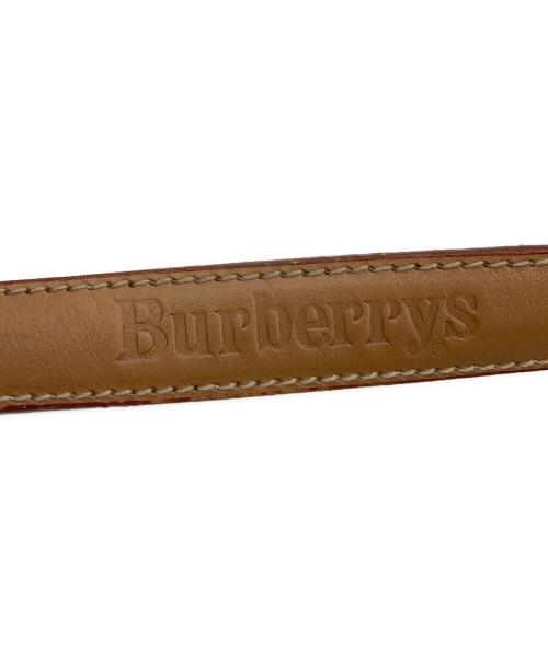 Burberry's（バーバリー）Burberry's (バーバリーズ) チェック柄ショルダーバッグ ブルーの古着・服飾アイテム