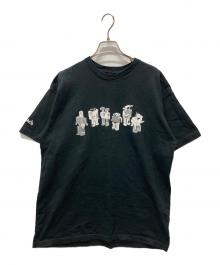 stussy（ステューシー）の古着「プリントTシャツ」｜ブラック
