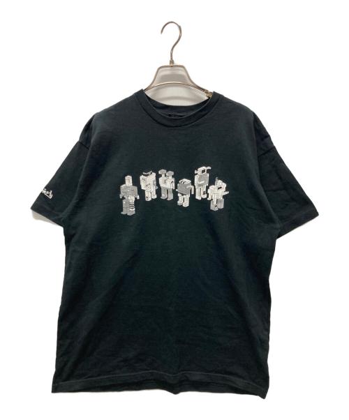 stussy（ステューシー）stussy (ステューシー) プリントTシャツ ブラック サイズ:記載なしの古着・服飾アイテム