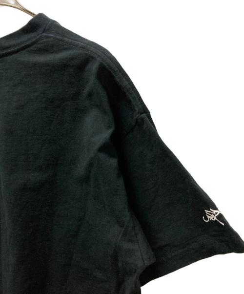 stussy（ステューシー）stussy (ステューシー) プリントTシャツ ブラック サイズ:記載なしの古着・服飾アイテム