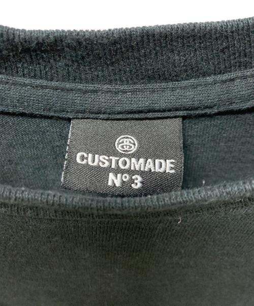 stussy（ステューシー）stussy (ステューシー) プリントTシャツ ブラック サイズ:記載なしの古着・服飾アイテム