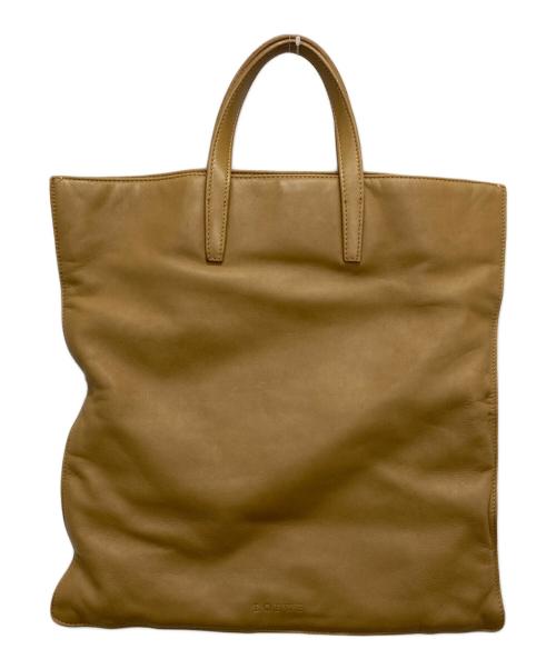 LOEWE（ロエベ）LOEWE (ロエベ) ナッパレザートートバッグ ブラウンの古着・服飾アイテム