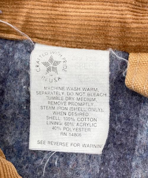 CarHartt（カーハート）CarHartt (カーハート) 80s裏ブランケットダックカバーオール/チョアコート ブラウン サイズ:XLの古着・服飾アイテム