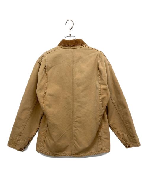 CarHartt（カーハート）CarHartt (カーハート) 80s裏ブランケットダックカバーオール/チョアコート ブラウン サイズ:XLの古着・服飾アイテム