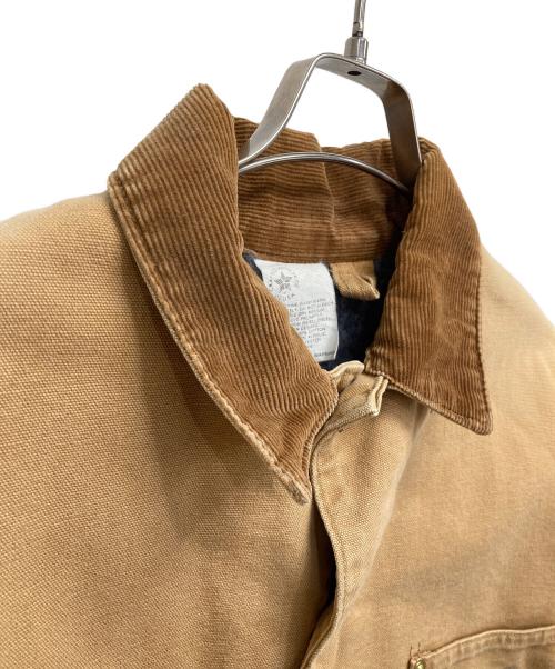 CarHartt（カーハート）CarHartt (カーハート) 80s裏ブランケットダックカバーオール/チョアコート ブラウン サイズ:XLの古着・服飾アイテム