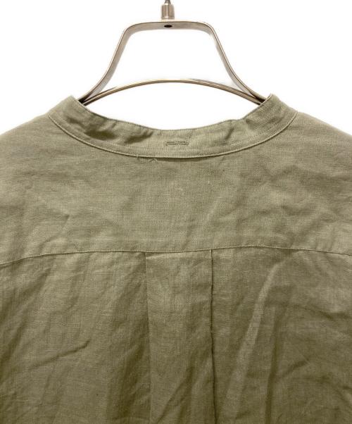 MARGARET HOWELL（マーガレットハウエル）MARGARET HOWELL (マーガレットハウエル) リネン半袖ワンピース カーキ サイズ:1の古着・服飾アイテム