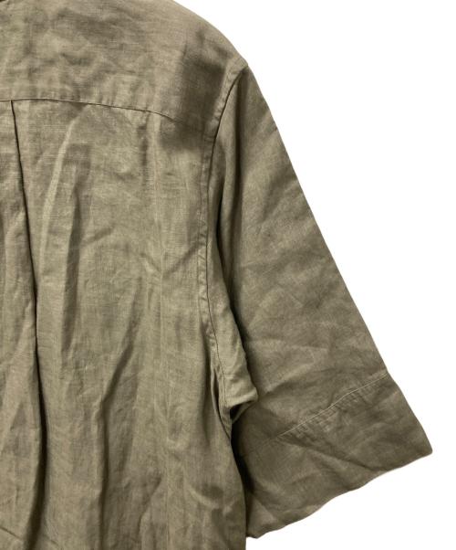 MARGARET HOWELL（マーガレットハウエル）MARGARET HOWELL (マーガレットハウエル) リネン半袖ワンピース カーキ サイズ:1の古着・服飾アイテム