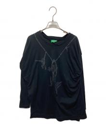 Vivienne Westwood RED LABEL（ヴィヴィアンウエストウッドレッドレーベル）の古着「長袖カットソー」｜ブラック