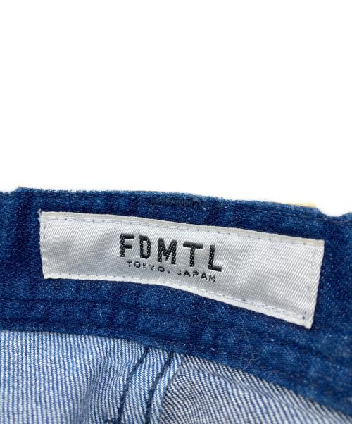 FDMTL（ファンダメンタル）FDMTL (ファンダメンタル) パッチワークデニムパンツ インディゴ サイズ:81cm (W32)の古着・服飾アイテム