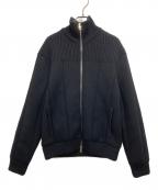 dunhillダンヒル）の古着「中綿ドライバーズニット」｜ブラック