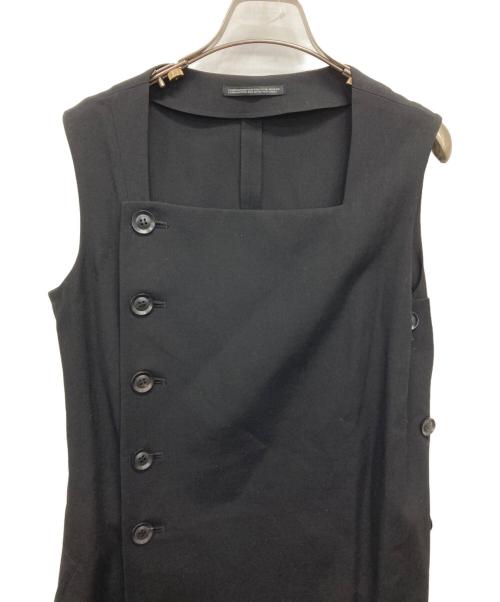 yohji yamamoto+noir（ヨウジヤマモトプリュスノアール）yohji yamamoto+noir (ヨウジヤマモトプリュスノアール) ノースリーブワンピース ブラック サイズ:2の古着・服飾アイテム