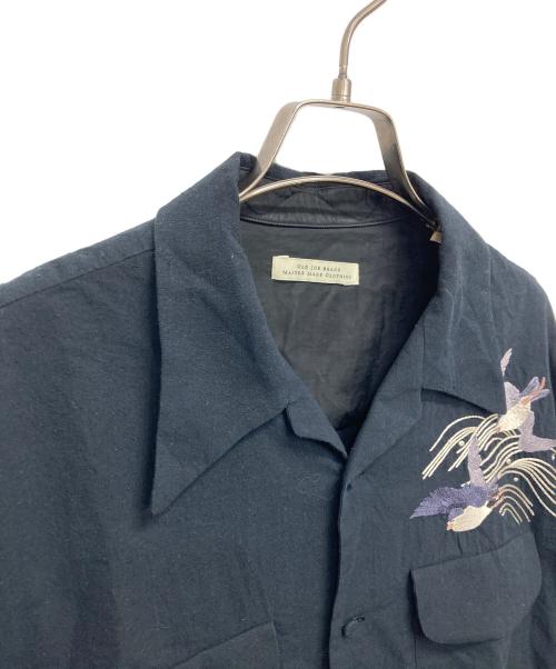 OLD JOE & Co.（オールドジョー）OLD JOE & Co. (オールドジョー) SWALLOW COLLAR NASSOU SHIRTS S/S/半袖シャツ ブラック サイズ:14　2/1の古着・服飾アイテム