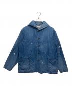 OLD JOE & Co.オールドジョー）の古着「Sailor Collar Chore Jacket」｜インディゴ
