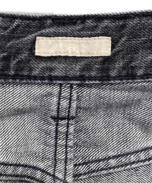 ULTERIOR（アルテリア）ULTERIOR (アルテリア) WASHED SELVEDGE BLACK DENIM 5P PANTS ブラック サイズ:3の古着・服飾アイテム