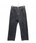 ULTERIOR（アルテリア）の古着「WASHED SELVEDGE BLACK DENIM 5P PANTS」｜ブラック