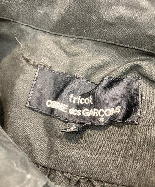 tricot COMME des GARCONS（トリココムデギャルソン）tricot COMME des GARCONS (トリココムデギャルソン) 丸襟長袖ブラウス ブラック サイズ:Sの古着・服飾アイテム