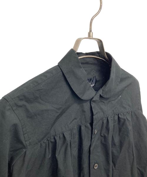 tricot COMME des GARCONS（トリココムデギャルソン）tricot COMME des GARCONS (トリココムデギャルソン) 丸襟長袖ブラウス ブラック サイズ:Sの古着・服飾アイテム