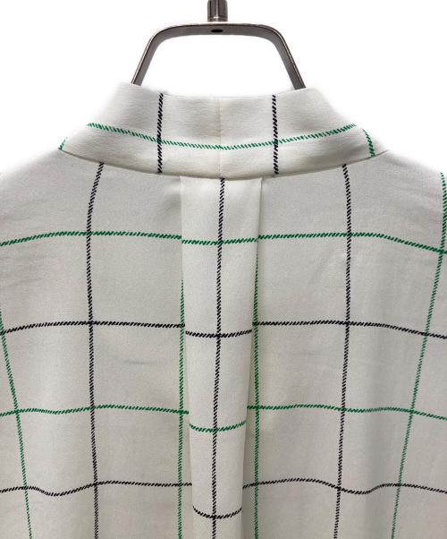 MACKINTOSH LONDON（マッキントッシュ ロンドン）MACKINTOSH LONDON (マッキントッシュ ロンドン) 半袖ボウタイブラウス アイボリー サイズ:38の古着・服飾アイテム