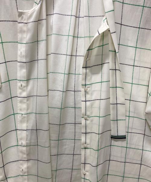 MACKINTOSH LONDON（マッキントッシュ ロンドン）MACKINTOSH LONDON (マッキントッシュ ロンドン) 半袖ボウタイブラウス アイボリー サイズ:38の古着・服飾アイテム