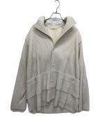 HOMME PLISSE ISSEY MIYAKEオム プリッセ イッセイ ミヤケ）の古着「MULTI-POCKET/プリーツジャケット」｜ベージュ